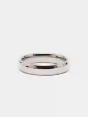 Серебряный кольцо классическое из медицинского сплава