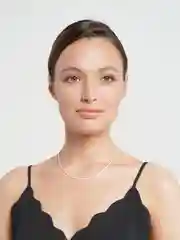 Цепочка с серебряным блеском, 33-40 см