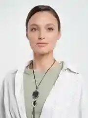 Подвеска "Два круга", 76 см