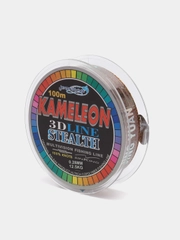 Монофильная леска для рыбалки Kameleon 3D Line, 100 метров