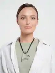 Подвеска Сердце на шнурке, 76 см / Сердце двойное / Подвеска на шнурке / Любовь