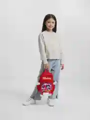 Красный рюкзак для девочки дошкольный