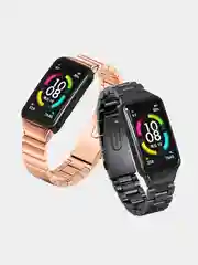 Металлический ремешок для часов Huawei Band 6 / Honor Band 6  хонор хуавей банд
