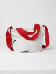 Белый детская сумка из текстиля