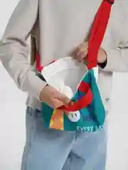 Белый детская сумка из текстиля