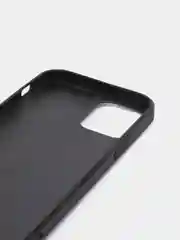 Коричневый чехол кожаный на iPhone 11 / 12 / 13 Pro Max с держателем-подставка айфон карты