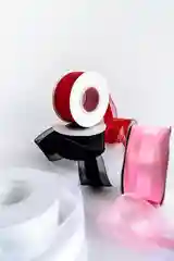 Лента органза с атласом, 4 см