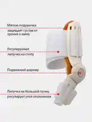 Вальгусная шарнирная шина для выпрямления большого пальца стопы, фиксатор большого пальца