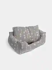 Серый меланж лежак для собак и кошек