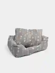 Серый меланж лежак для собак и кошек