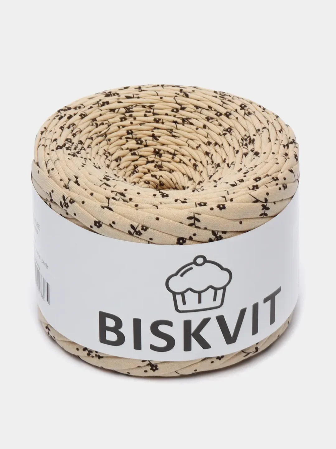 Светло-коричневый пряжа Трикотажная Biskvit 100% Хлопок 330г 100м (Часть 2) Бисквит