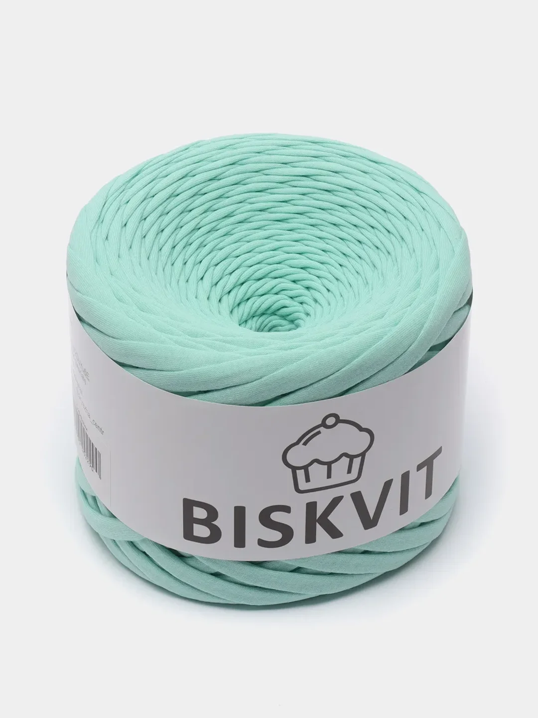 Мятный пряжа Трикотажная Biskvit 100% Хлопок 330г 100м (Часть 2) Бисквит