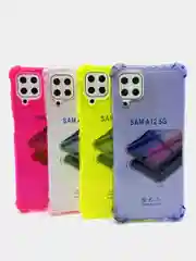Чехол Samsung Galaxy A12 Противоударный силиконовый чехол с защитой камеры