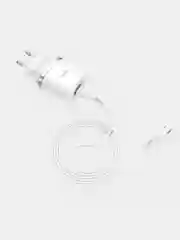 Белый cетевое зарядное устройство Hoco C12Q Type-C 3.0A, 18W, быстрая зарядка, 1 м