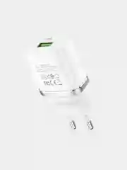 Белый cетевое зарядное устройство Hoco C12Q Type-C 3.0A, 18W, быстрая зарядка, 1 м