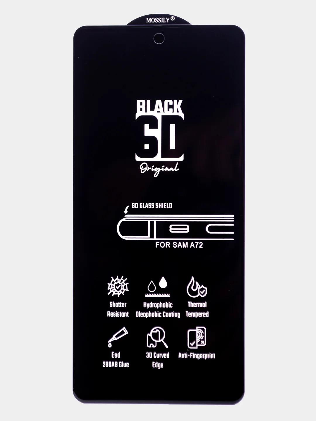 Стекло Mossily 6D для Samsung A14/A52/A54/F62/M62/A71/A72/A73/S10E/S21/S21 FE/S22/S22 Plus
