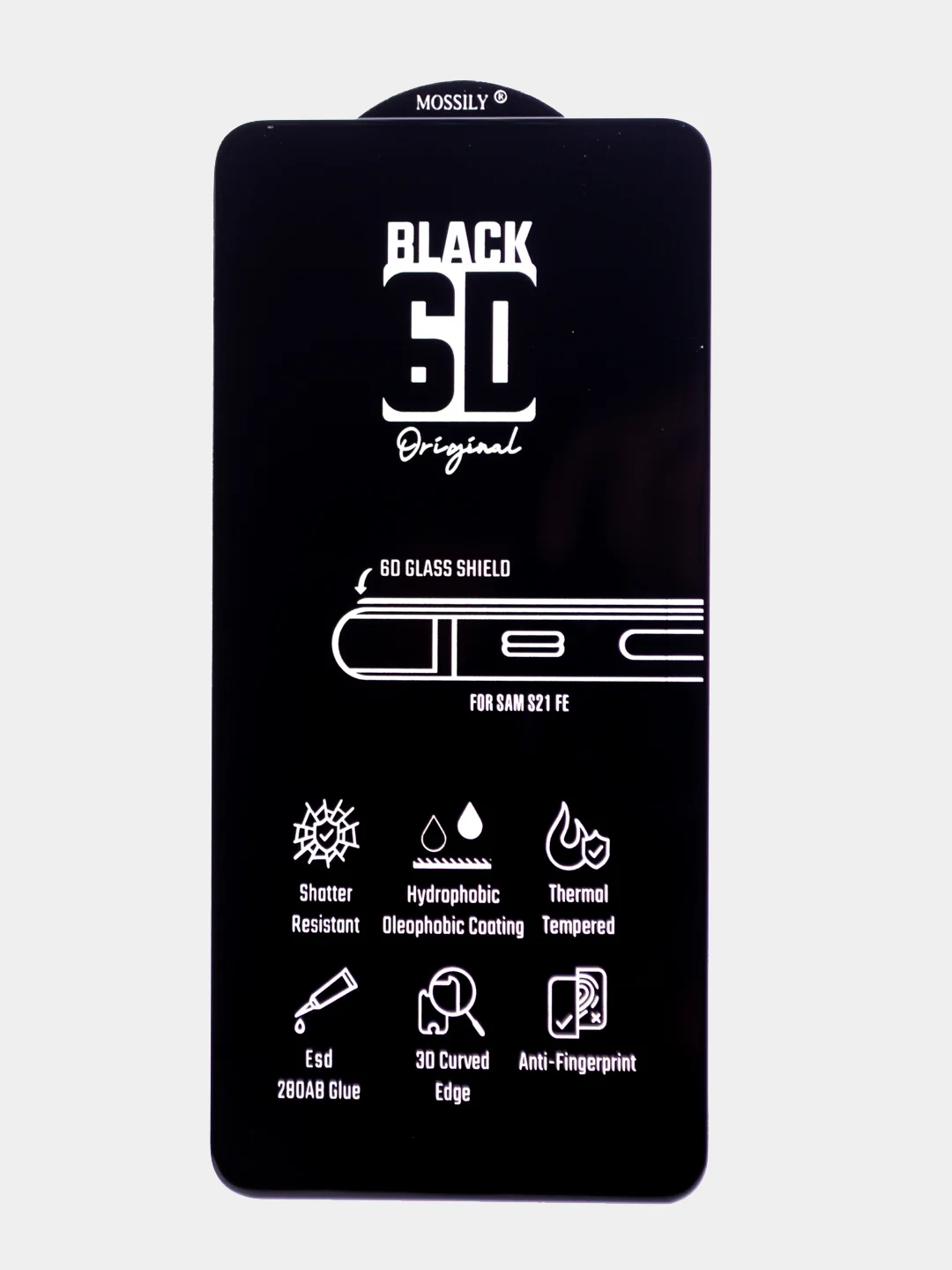 Стекло Mossily 6D для Samsung A14/A52/A54/F62/M62/A71/A72/A73/S10E/S21/S21 FE/S22/S22 Plus