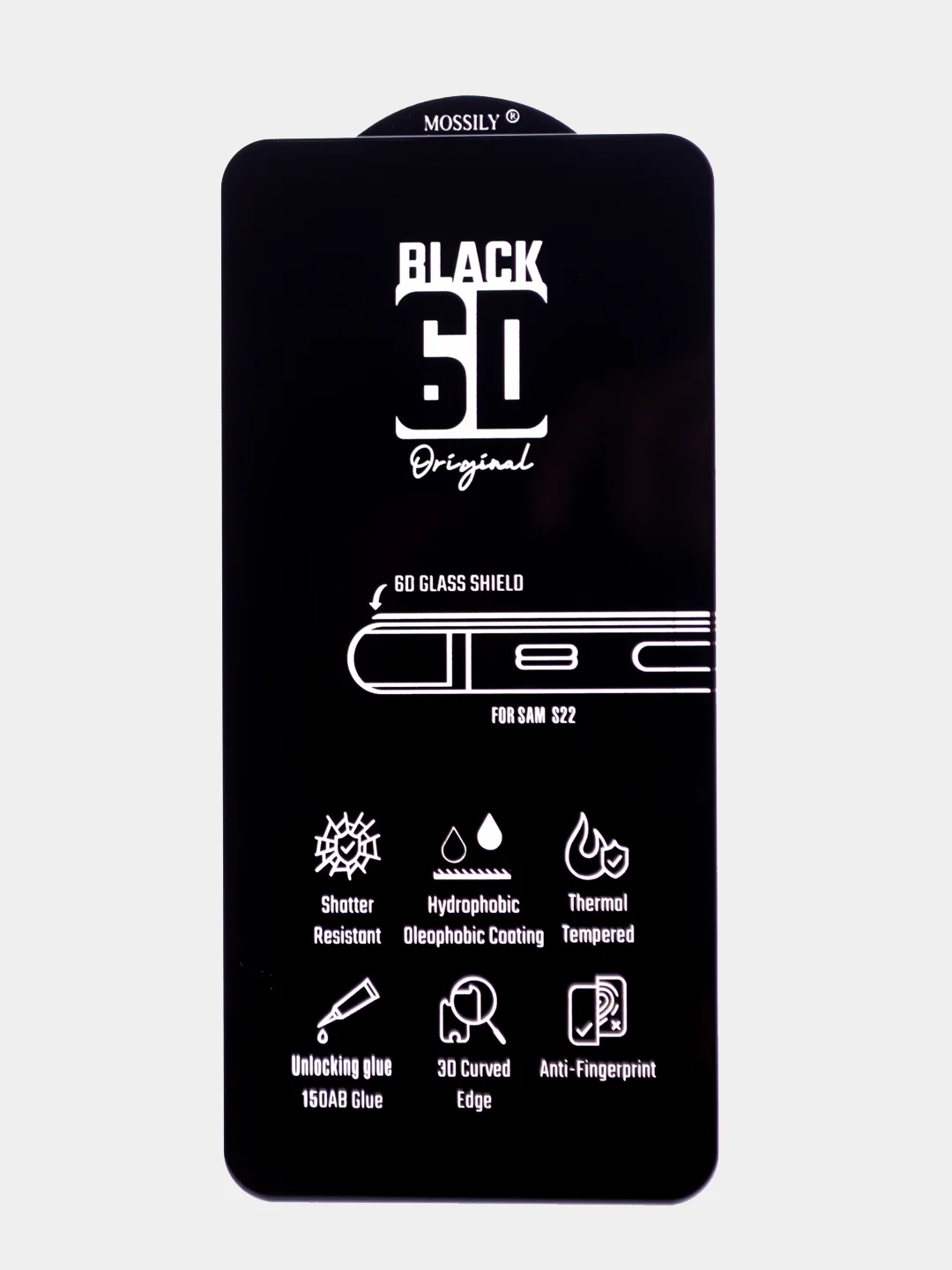 Стекло Mossily 6D для Samsung A14/A52/A54/F62/M62/A71/A72/A73/S10E/S21/S21 FE/S22/S22 Plus