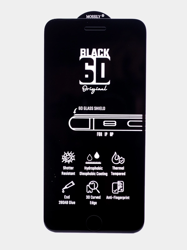 Стекло iPhone 6 / 6S / 6 Plus / 6S Plus / SE / 7 / 8 / 7 Plus / 8 Plus Mossily 6D