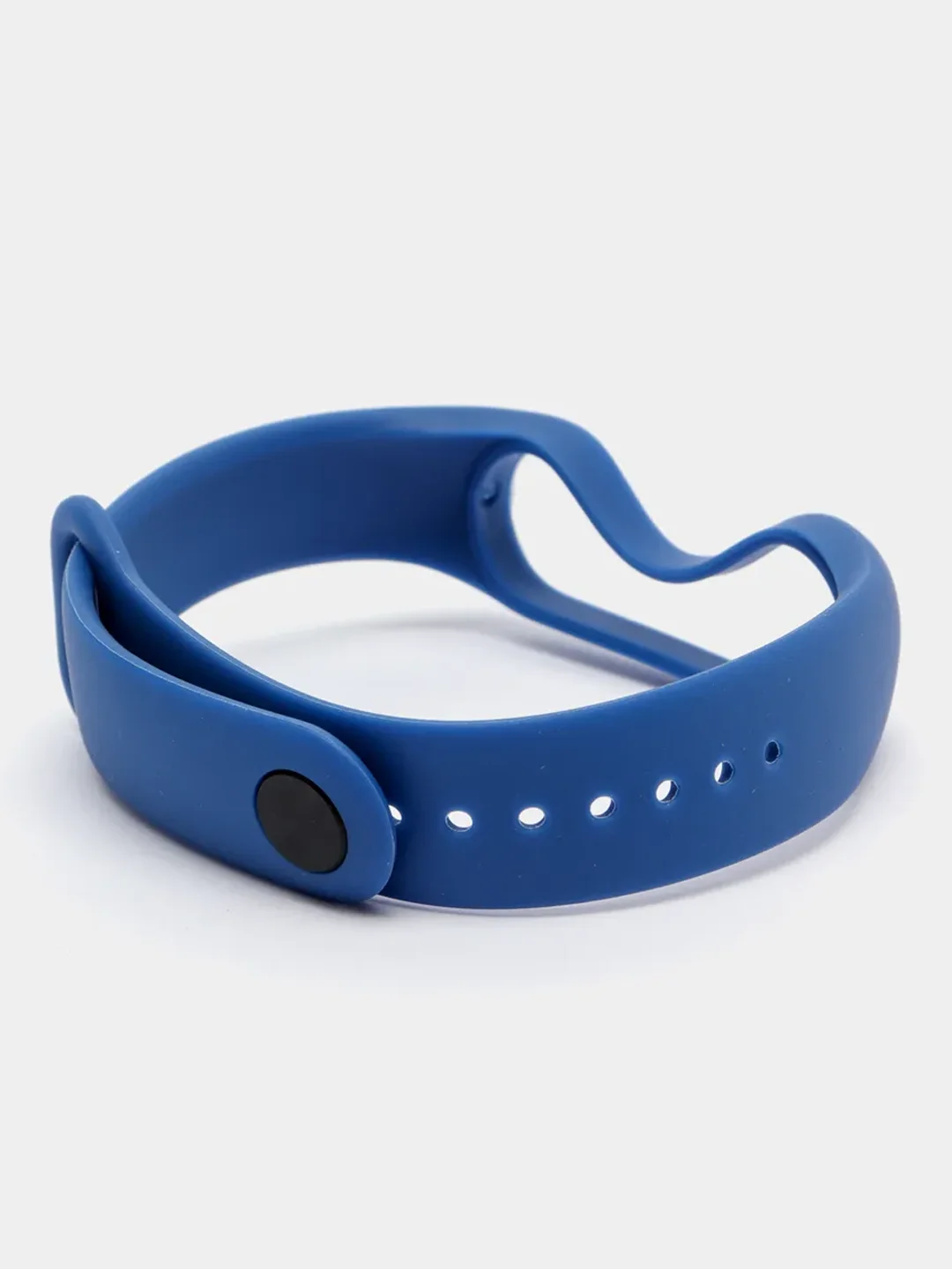 Синий меланж силиконовый ремешок Xiaomi Mi Band 7