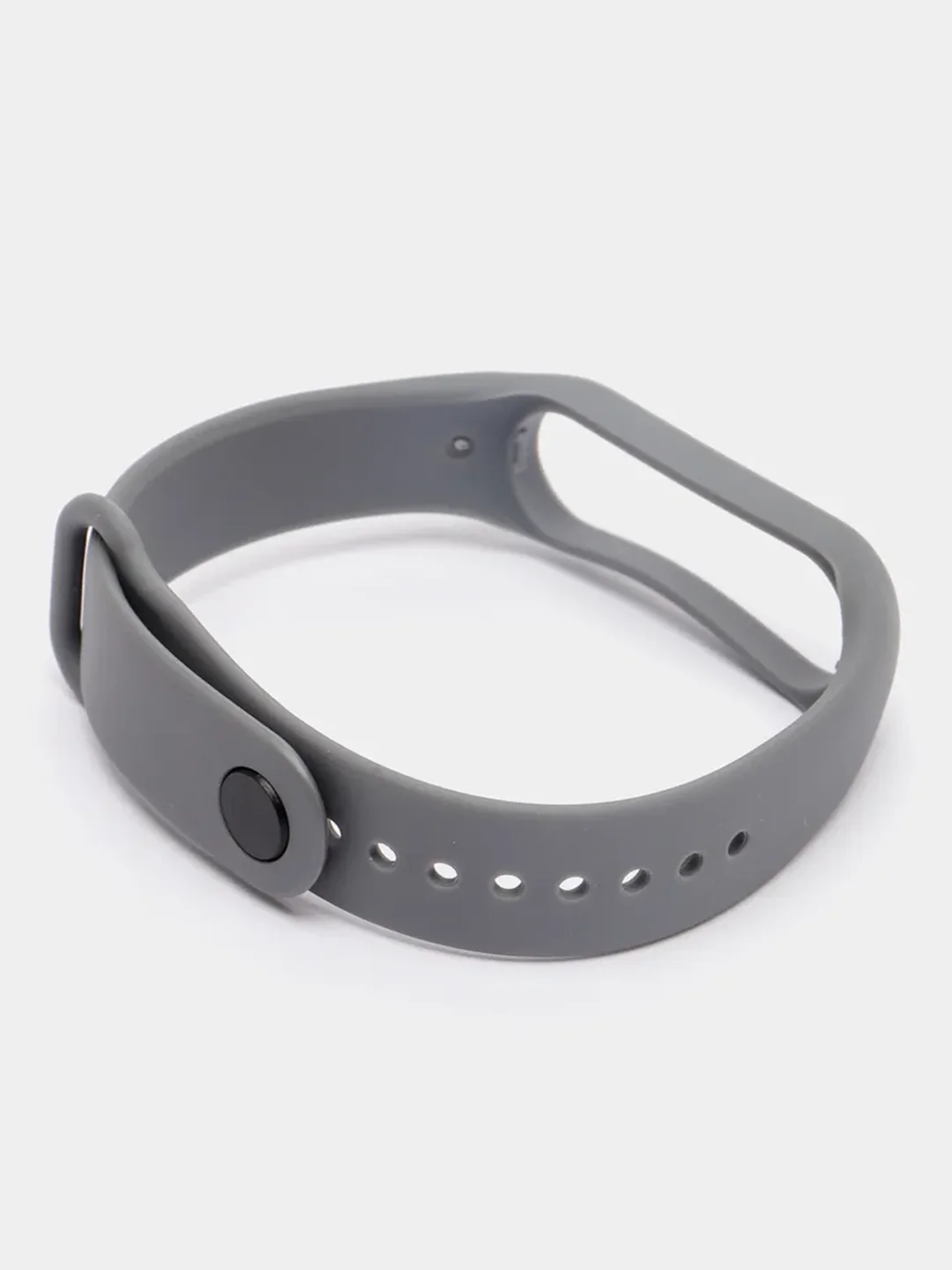 Тёмно-серый силиконовый ремешок Xiaomi Mi Band 7
