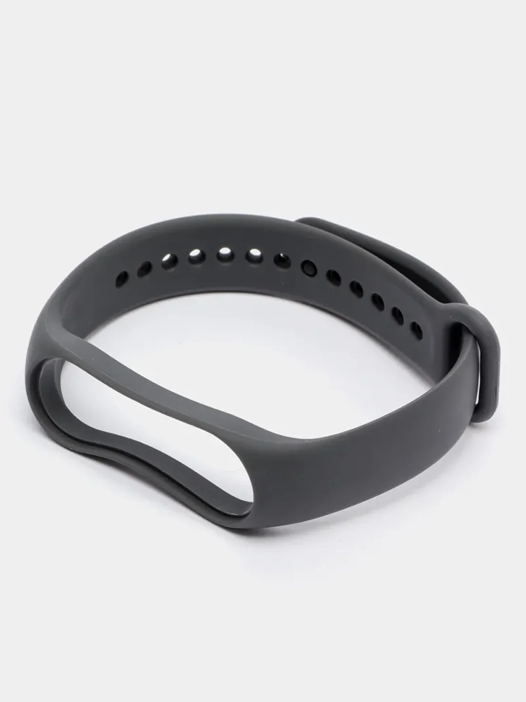 Черный силиконовый ремешок Xiaomi Mi Band 7