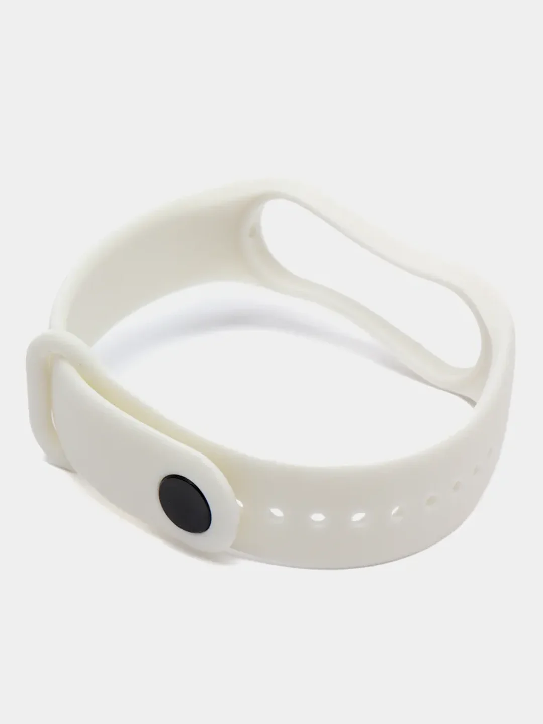 Белый силиконовый ремешок Xiaomi Mi Band 7