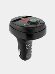 FM модулятор-трансмитер Bluetooth Borofone BC26, 2 USB, черный