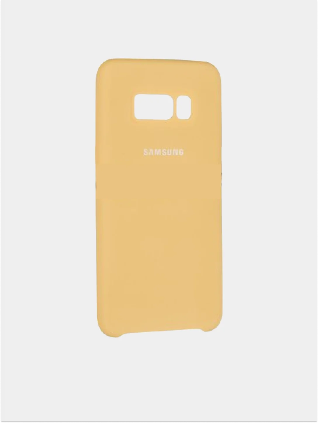Желтый чехол силиконовый для Samsung Galaxy J3, J4, J4+, J5, J6, J6+, J7, J8, S8+, S8, S9