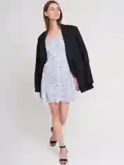 Платье женское мини, летнее, шифоновое, короткое
