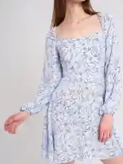 Платье женское мини, летнее, шифоновое, короткое