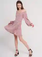 Платье женское мини, летнее, шифоновое, короткое