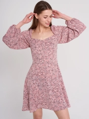 Платье женское мини, летнее, шифоновое, короткое