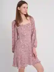 Платье женское мини, летнее, шифоновое, короткое