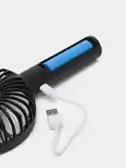 Черный вентилятор настольный, ручной, портативный с USB