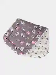 Розовый матрас в коляску, двухсторонний