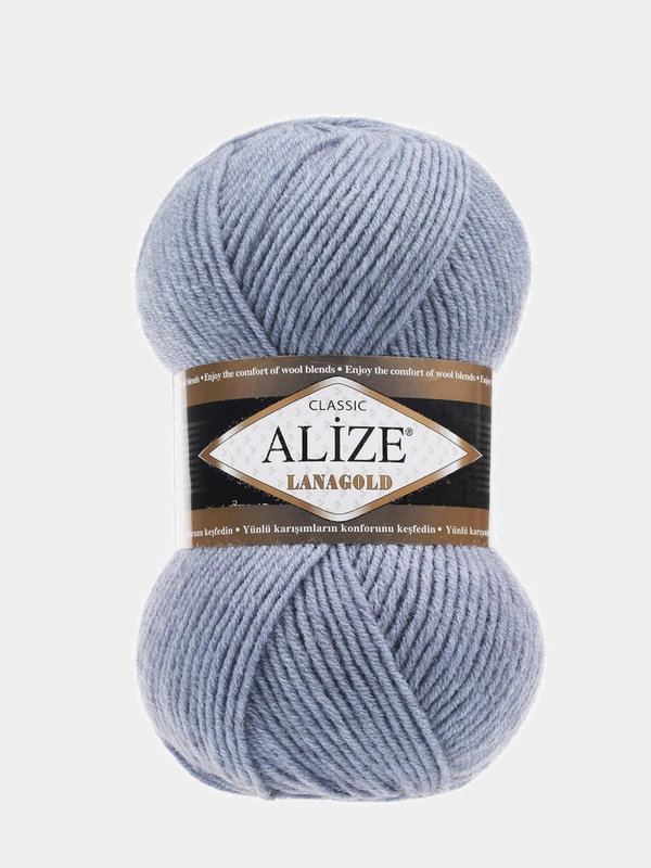 Пряжа Alize Lanagold 51% Акрил 49% Шерсть 100г 240м (часть 1)