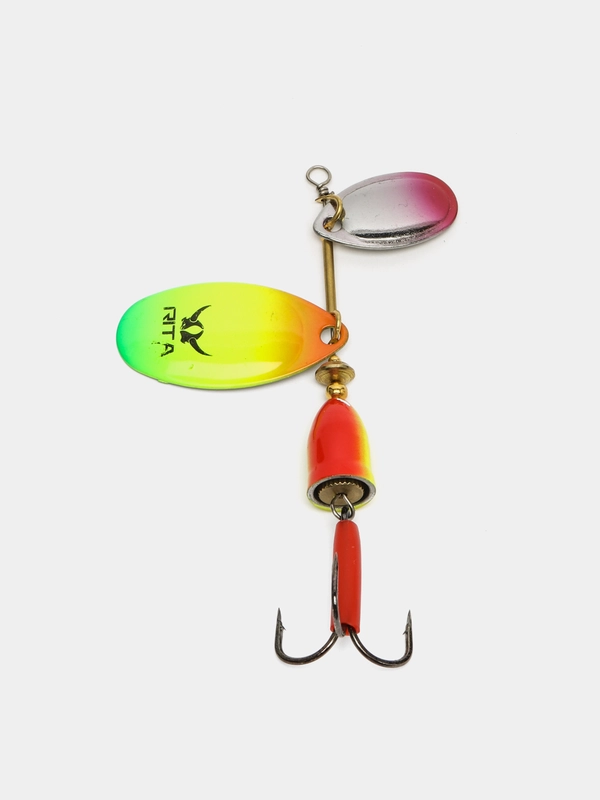 Блесна вертушка Kaida spoon spiner, 14 г летняя, рыболовная для спиннингов, удилищ