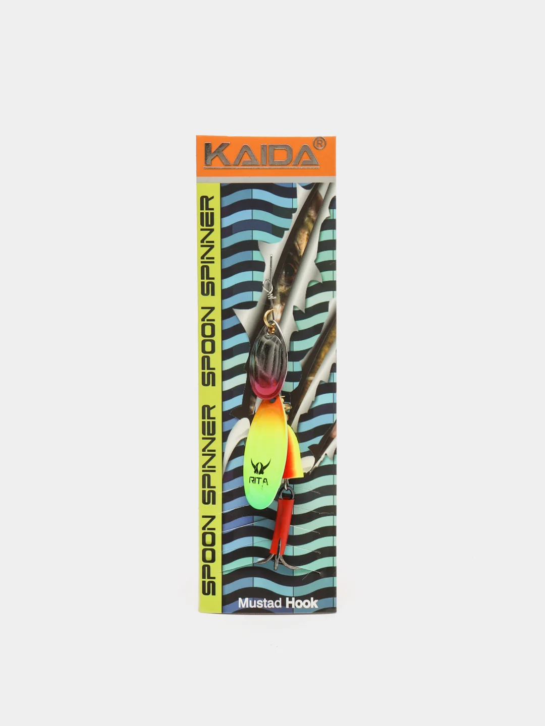 Блесна вертушка Kaida spoon spiner, 14 г летняя, рыболовная для спиннингов, удилищ