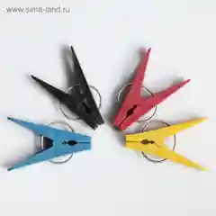 Прищепка бельевая, 6 см