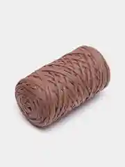 Бежевый шнур Caramel Dolce плоский, 4 мм, 100 м, для вязания и макраме