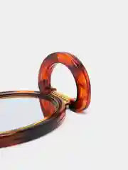 Зеркало настольное овальное, двухстороннее, с увеличением
