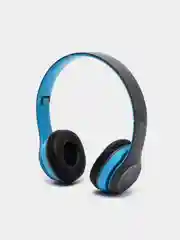 Голубой беспроводные блютуз наушники P47 Wireless