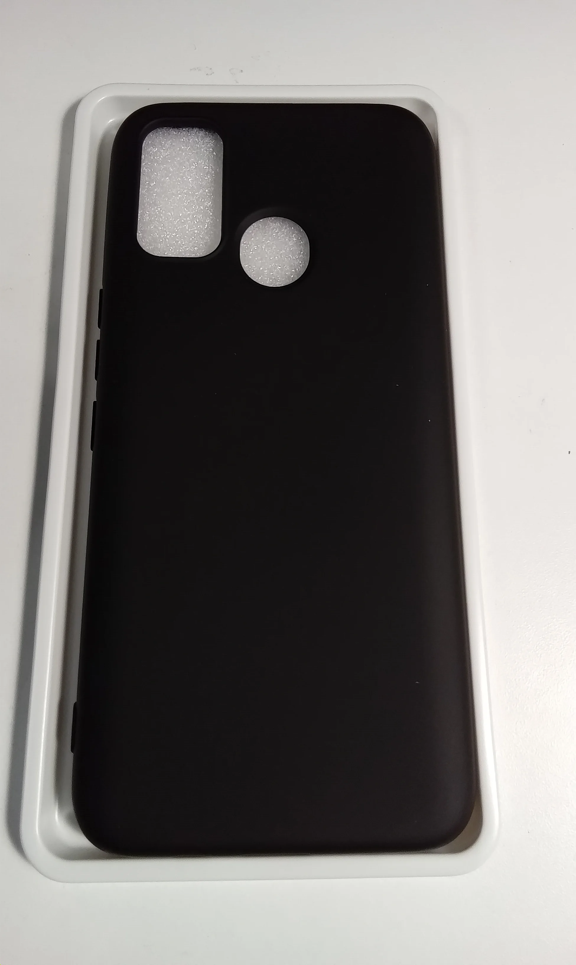 Черный чехол с бархатом внутри TECNO SPARK 7