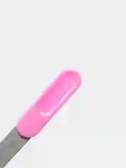 Розовый пилка для ногтей металлическая