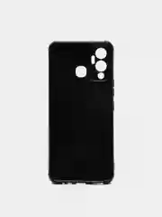 Тёмно-зелёный чехол для Infinix Hot 12 play, с защитой камеры и рисунками