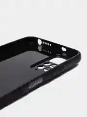Черный чехол карбон с защитой камеры на Redmi Note 11 4G 2022 "6,43 ", Note 11S