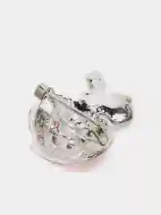 Багровый брошь женская