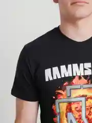 Футболка с принтом Rammstein (Рамштайн) из хлопка унисекс