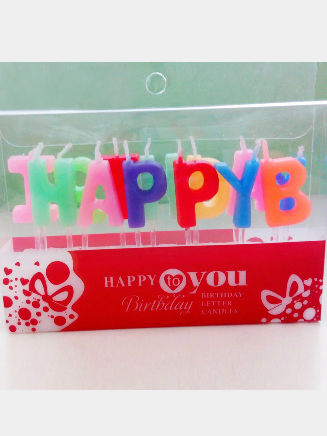 Свечи для торта "Happy birthday"